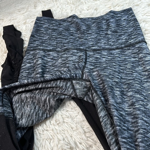 🔥 $SALE$ 🔥 Lululemon Wunder Under Pant *Stirrup Dramatic Static White Black - Picture 2 of 7